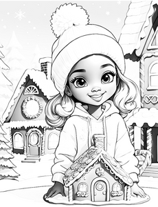 Sugar plums & Snowflakes: A Christmas Coloring Book