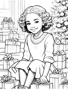 Sugar plums & Snowflakes: A Christmas Coloring Book