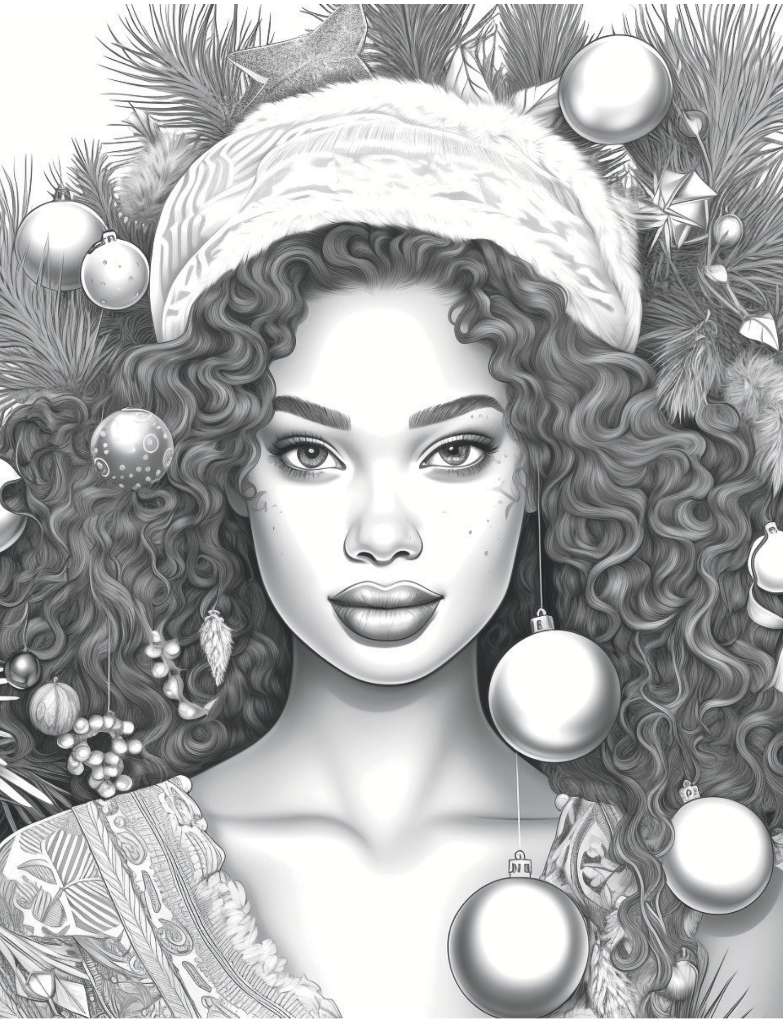 Holiday Queens: A Christmas Coloring Book