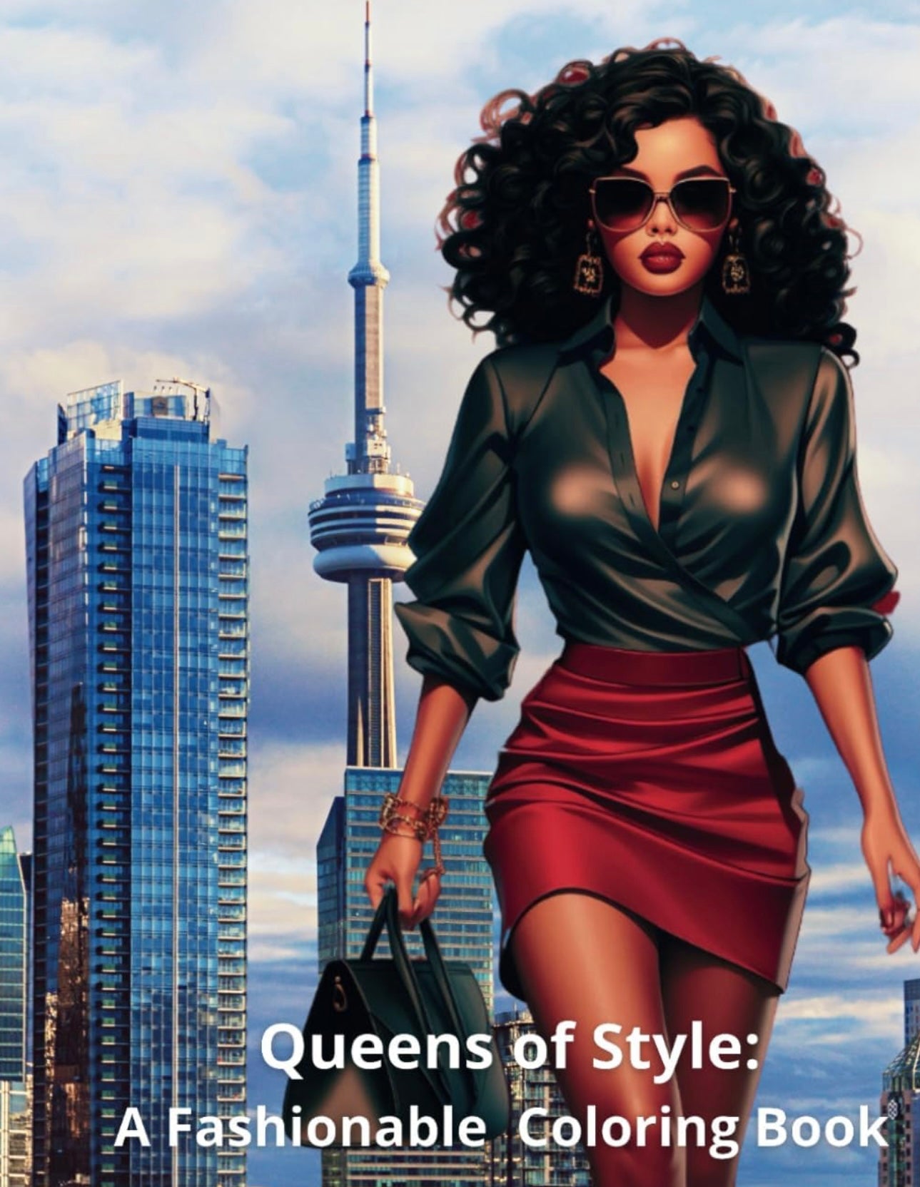 Queens of Style: A Fashionable Black Women Coloring Book