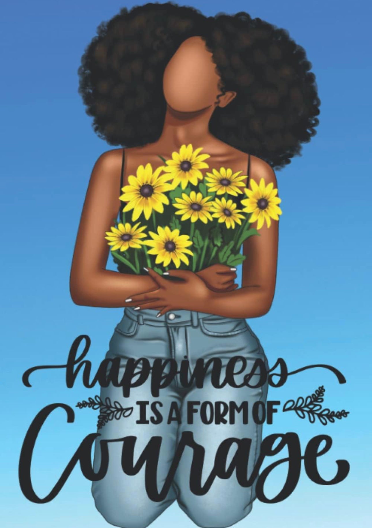 Happiness is a form of courage Journal Notebook