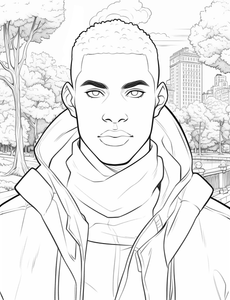 Expressions of Excellence: Black Men Coloring Book