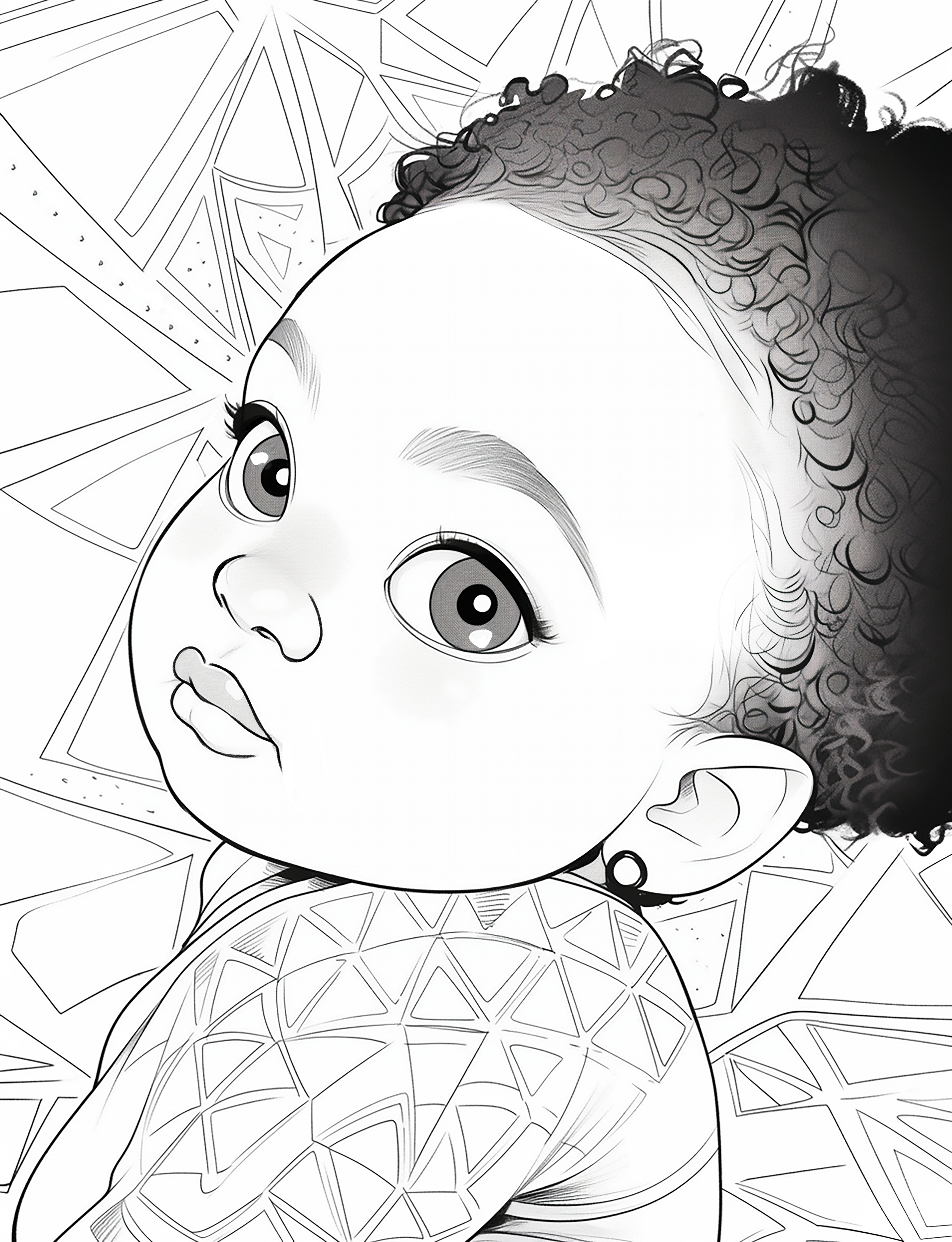 Soulful Smiles: Black Baby Coloring