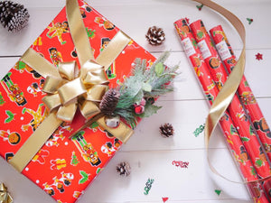 December Melanin Christmas Wrapping Paper