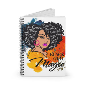 Black Girl Magic BLM Spiral Notebook Journal