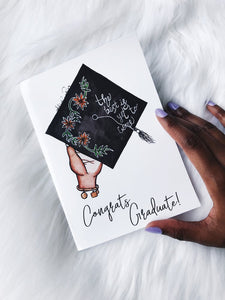 Congrats Graduate,  African American Greeting Card