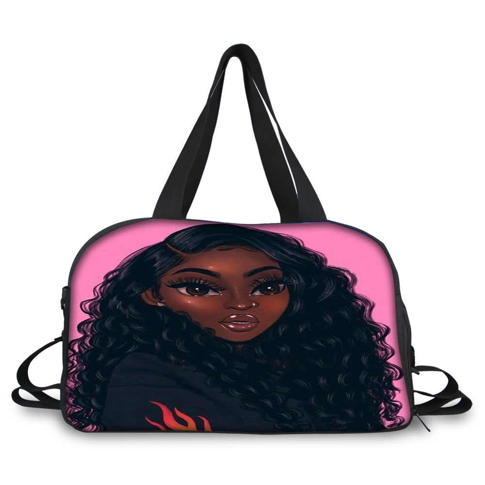 Makena Melanin African Duffel Travel Bag