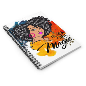 Black Girl Magic BLM Spiral Notebook Journal