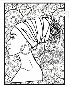 Every Shade Is Beautiful Coloring Book: Black Women Self Care