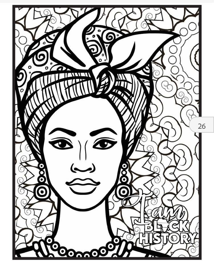 Every Shade Is Beautiful Coloring Book: Black Women Self Care