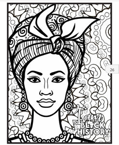 Every Shade Is Beautiful Coloring Book: Black Women Self Care