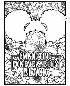 Every Shade Is Beautiful Coloring Book: Black Women Self Care