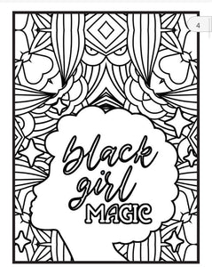 Every Shade Is Beautiful Coloring Book: Black Women Self Care