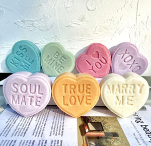 Conversation Valentines Candy Heart Soap