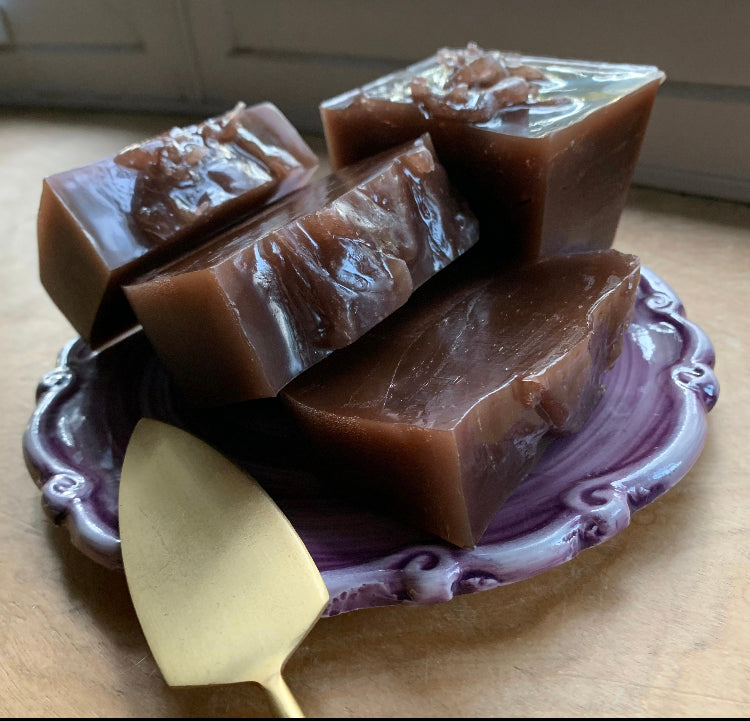 Chocolate Fudge Cake Soap Bars