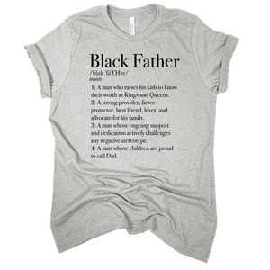 Black Father Definition | Unisex T-Shirt