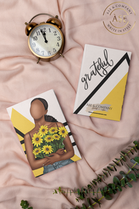 Sunflower Grateful Lined Notebook Journals