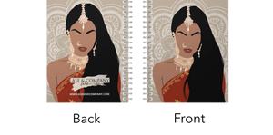 Katrina Bollywood Indian Spiral Notebook Journal