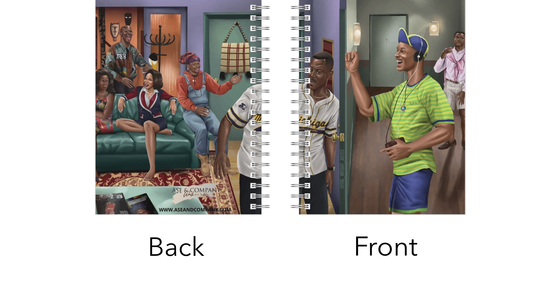 Fresh Prince X Martin Tv Show Spiral Notebook Journal