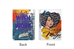 Black Girl Magic BLM Spiral Notebook Journal