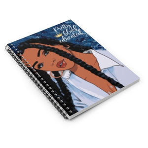 Pretty Black Educated Woman Spiral Notebook Journal