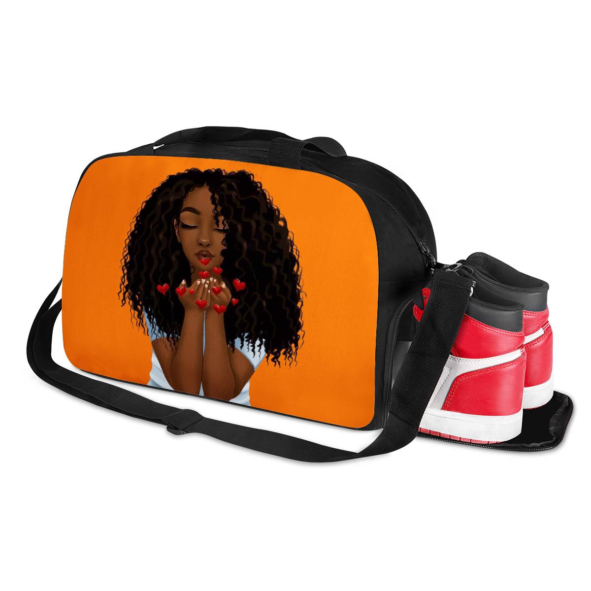 Queens Melanin African Duffel Travel Bag